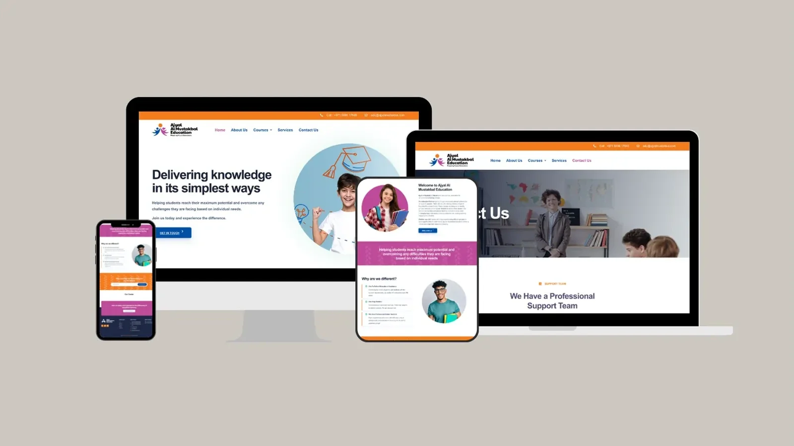 Ajyal Coaching project by Liftup Technologies
