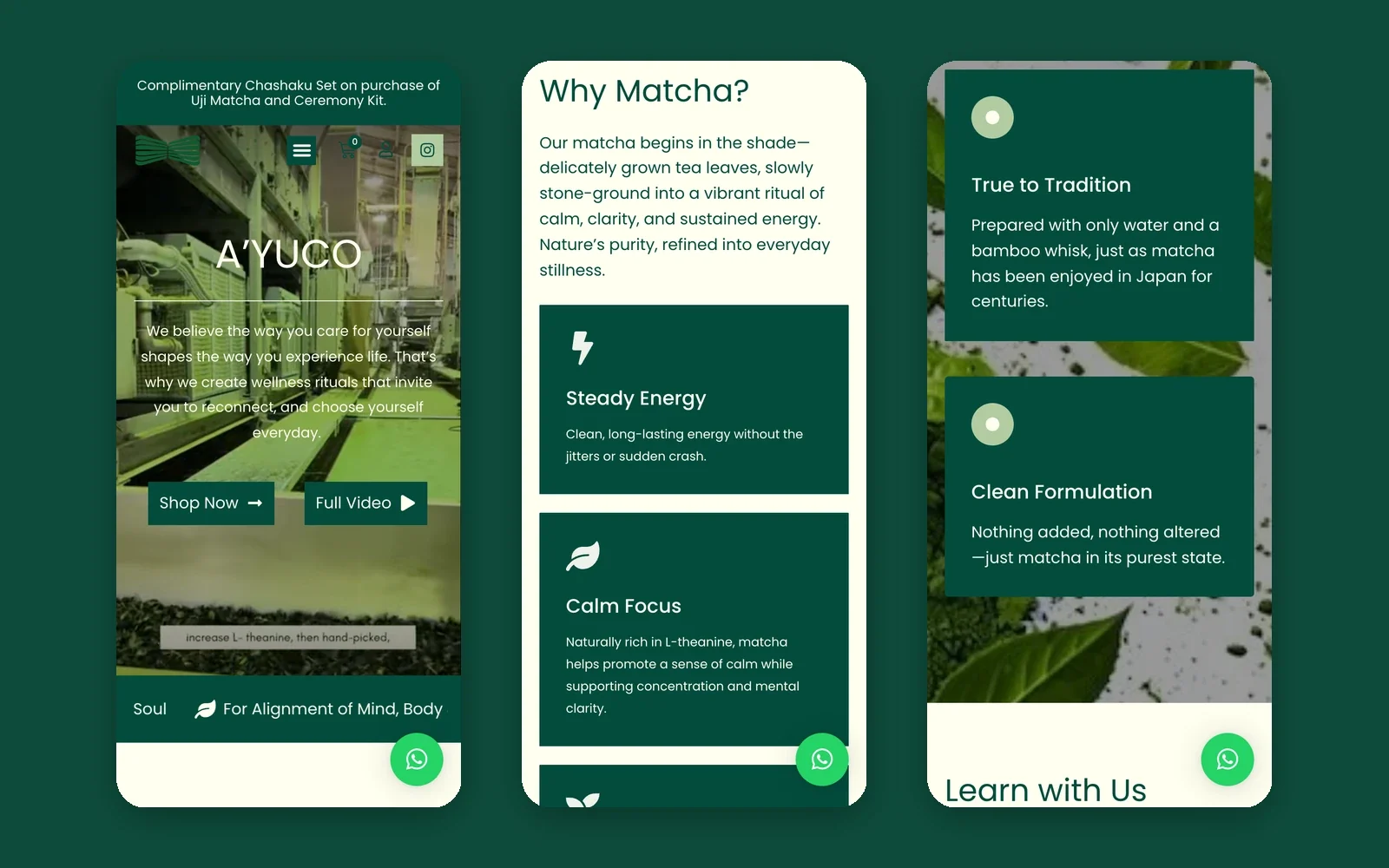 The site on phones