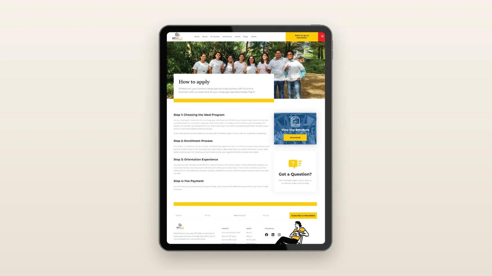 More of the Edunova project