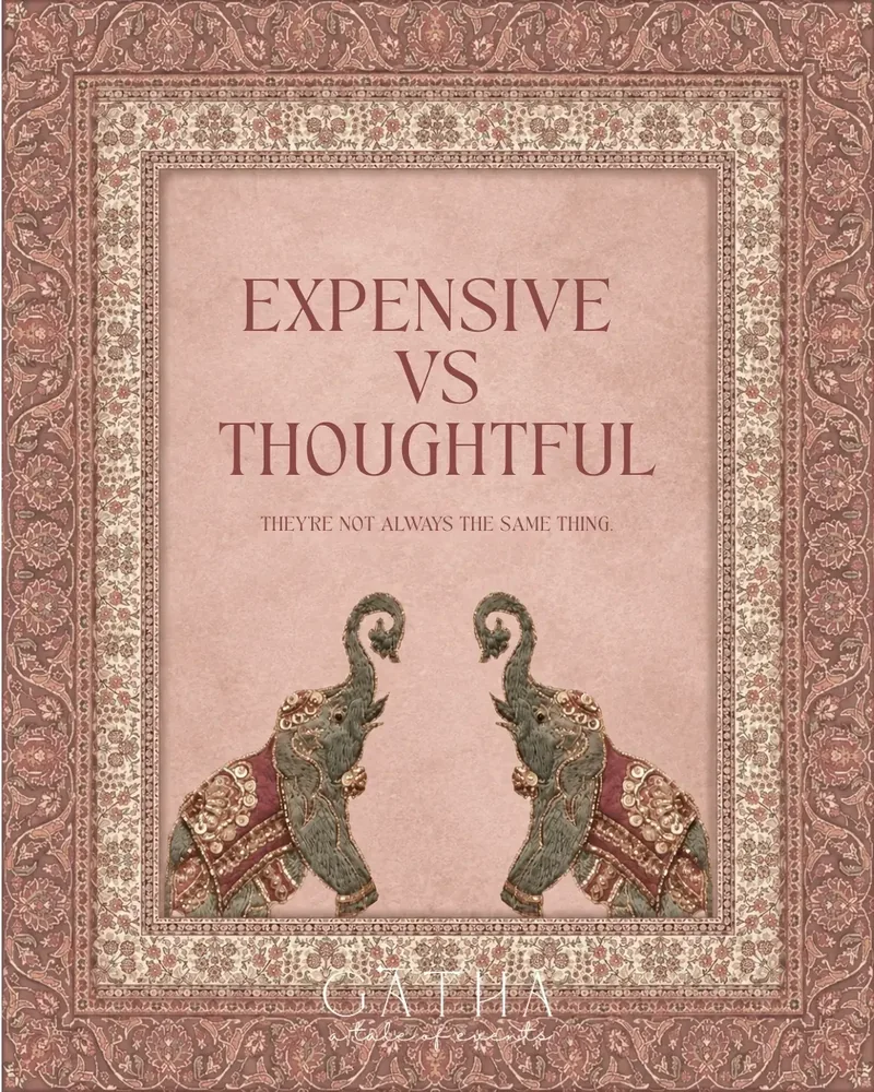 Carousel: Expensive vs thoughtful