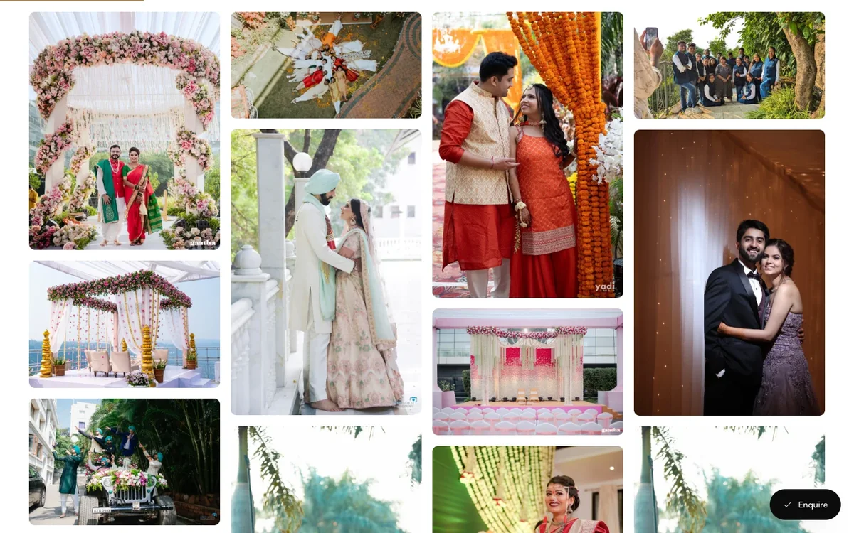 The portfolio gallery
