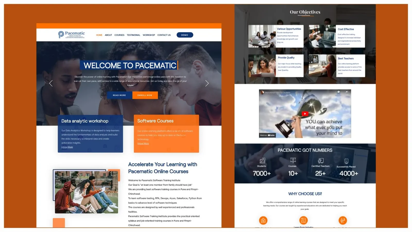 Pacematic Training Center project by Liftup